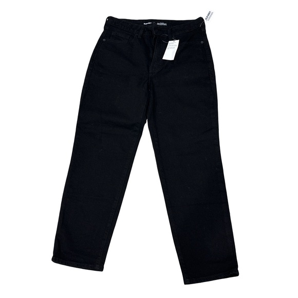 Old Navy Denim - Old Navy Womens Black High Rise OG Straight Jeans Size 8 NWT